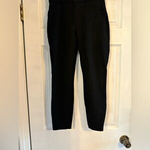 SPANX Black Skinny Jumpsuit with Matte Finish